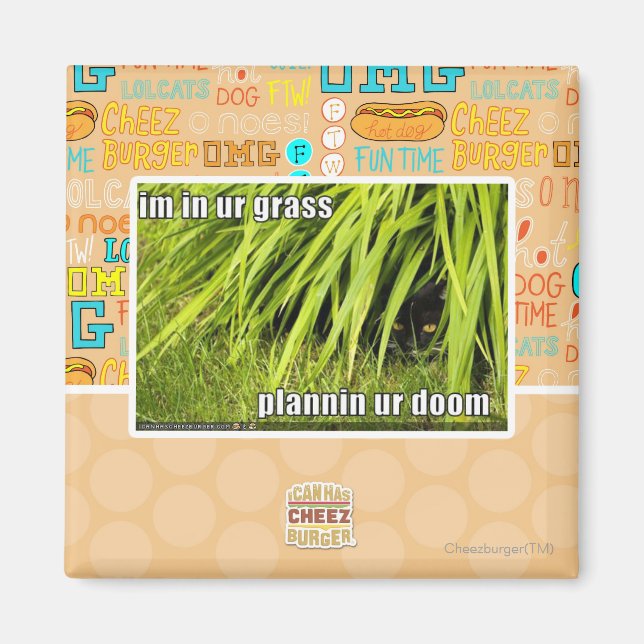 im in ur grass magnet (Front)
