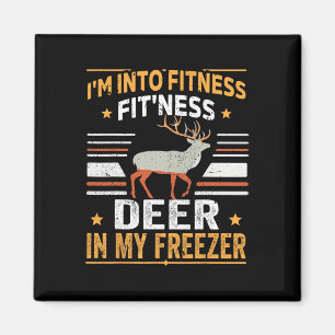 I'm Into Fitness Deer Freezer Funny Dad Hunter Dee Magnet