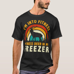 Im Into Fitness FitNess Deer In My Freezer Vintage T-Shirt