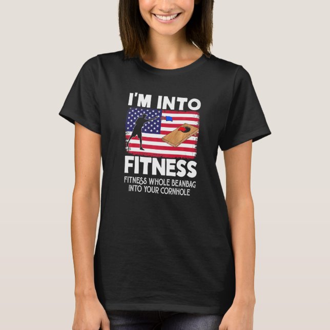 I'm Into Fitness Fitness Whole Beanbag Into your C T-Shirt (Front)