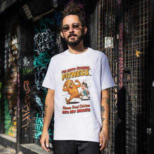 I'm Into Fit'ness Fried Chicken In My Mouth   Tri-Blend Shirt