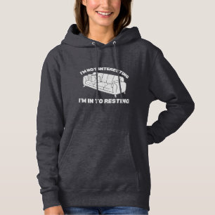 I'm into resting funny introvert sleepy lazy hoodie