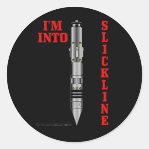 I'm Into Slickline,Wireline Sticker,Oil Field,Oil Classic Round Sticker