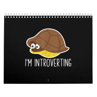 Im Introverting - Introvert Turtle Quarantined Calendar