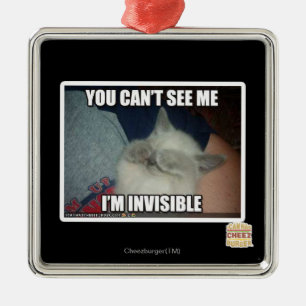 I'm Invisible Metal Tree Decoration