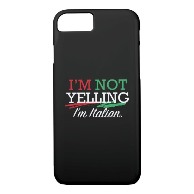I'm Italian Case-Mate iPhone Case (Back)