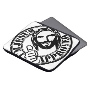 I'm Jesus Approved Laptop Cover