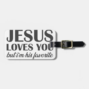 I'm Jesus Favourite Luggage Tag