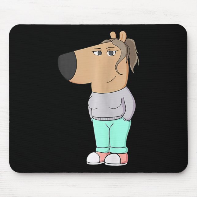 I'm Just A Chill Girl Meme Funny Chill 5  Mouse Pad (Front)