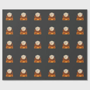 Im Just Here Boos Halloween Kids Silhouette Moon P Wrapping Paper
