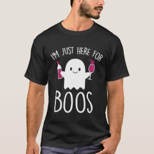 Im Just Here For Boos Halloween Drinking Top