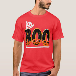 Im Just Here For The Boos Funny Halloween Ghost Cu T-Shirt