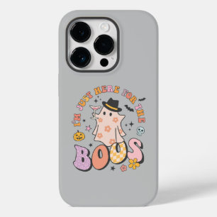 I'm just here for the Boos, Retro Groovy Halloween Case-Mate iPhone 14 Pro Case