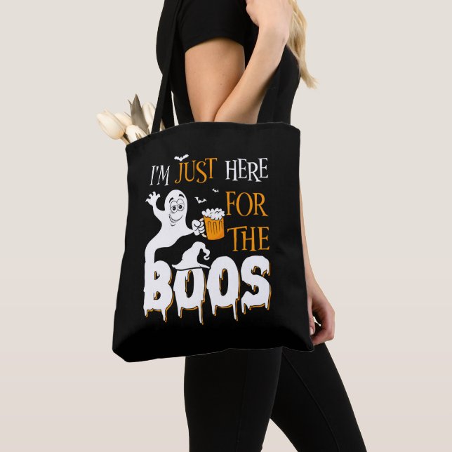 I'm just here for the boos tote bag (Close Up)