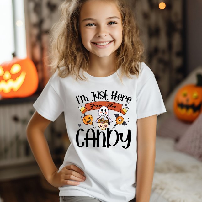 I'm Just Here for the Candy Cute Halloween T-Shirt (I'm Just Here for the Candy Cute Halloween T-Shirt)