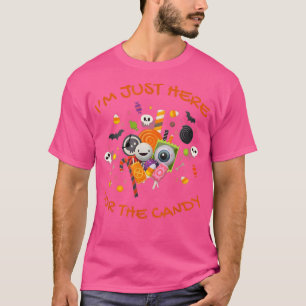 I'm Just Here For The Candy Halloween Christmas Ca T-Shirt