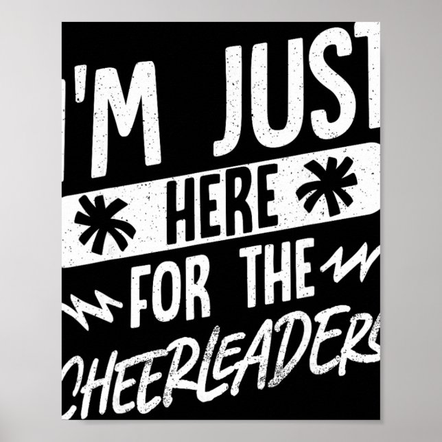 I'm Just Here For The Cheerleaders _2  Poster (Front)