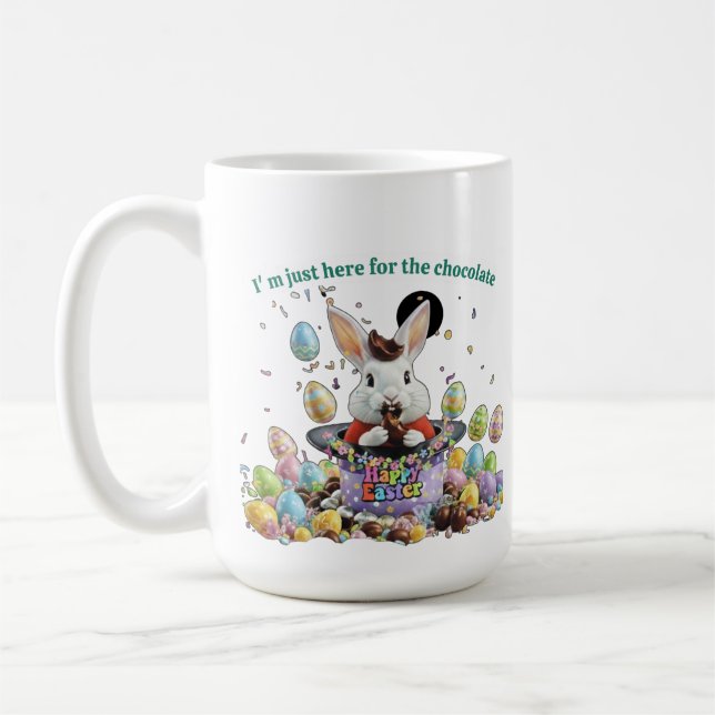 I'm just here for the chocolate coffee mug (Left)