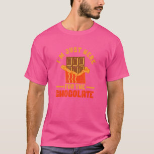 I'm Just Here For The Chocolate Halloween Scary S T-Shirt