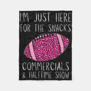 I'm Just Here For The Commercials  Fleece Blanket