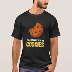 I'm Just Here For The Cookies Pyjamas Funny Baking T-Shirt