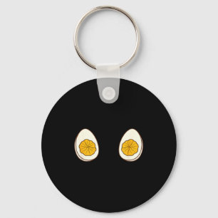 I'm Just Here For The Deviled Eggs Funny Couple Key Ring