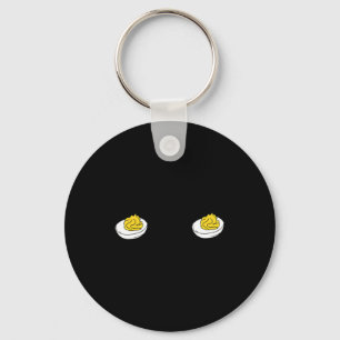 I'm Just Here For The Deviled Eggs Funny Couple Ma Key Ring