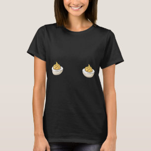 I'm Just Here For The Deviled Eggs Funny Couple Ma T-Shirt