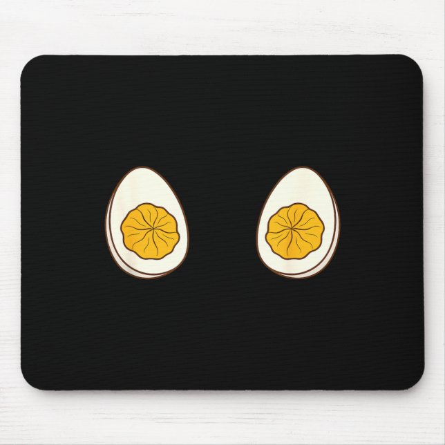 I'm Just Here For The Deviled Eggs Funny Couple  Mouse Pad (Front)