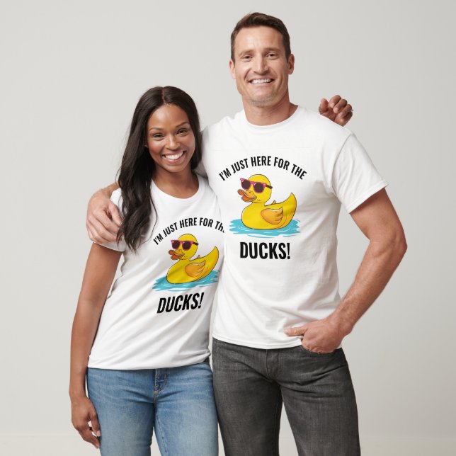 I'm Just Here For The Ducks Cruise Shirt (Unisex)