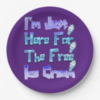 I'm Just Here For The Free Ice Cream, Funny  