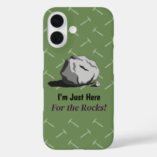 I'm Just Here For The Rocks! Case-Mate iPhone Case