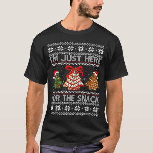 I'm Just Here For The Snack Christmas Cakes Debbie T-Shirt
