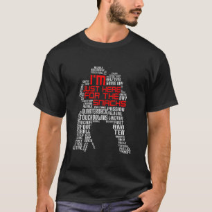 Im Just Here For The Snacks American Football Men T-Shirt