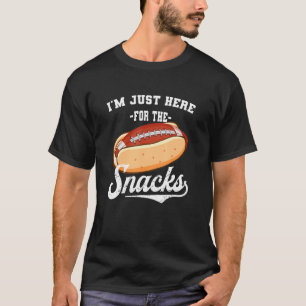I'm Just Here For The Snacks Fantasy Football Foo T-Shirt