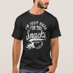 I'm Just Here For The Snacks Vintage Fantasy Foot T-Shirt