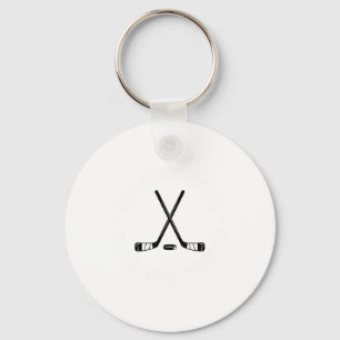 I'm Just Here Fore The Fights Hockey Enthusiasts F Key Ring