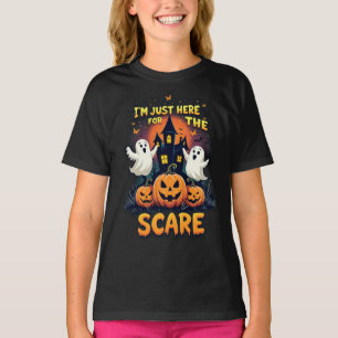 I'm Just Here The Scare Halloween Horror Vibes T-Shirt