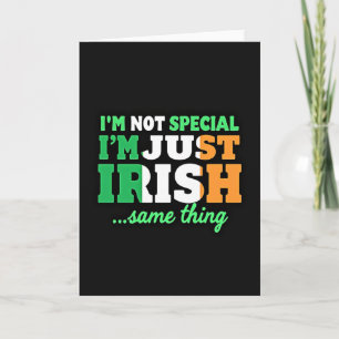 Im Just Irish Pride Card
