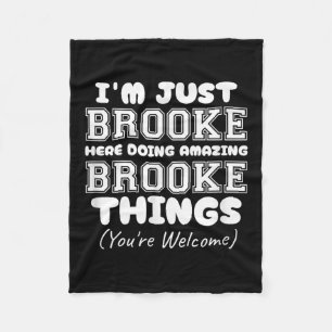 I'm Just Keli Here Doing Awesome Keli Things Fleece Blanket