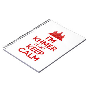 I'm Khmer I Can't Keep Calm Spiral Notebook