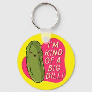 I'm Kind Of A Big Deal - Funny Food Pun Key Ring