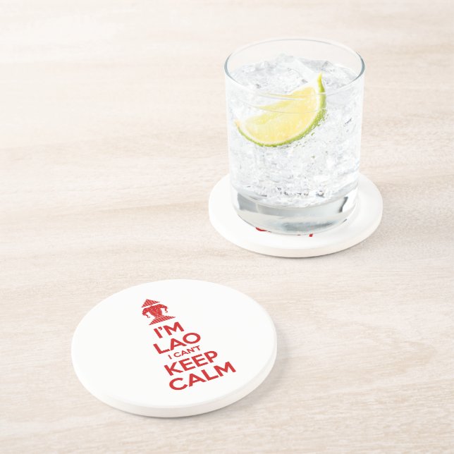 I'm Lao I Can't Keep Calm Coaster (Side)