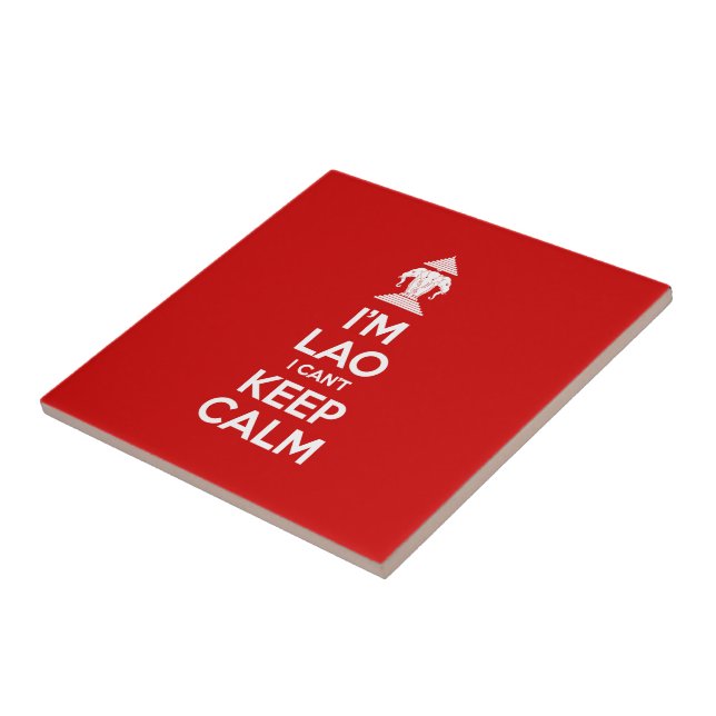 I'm Lao I Can't Keep Calm Tile (Side)