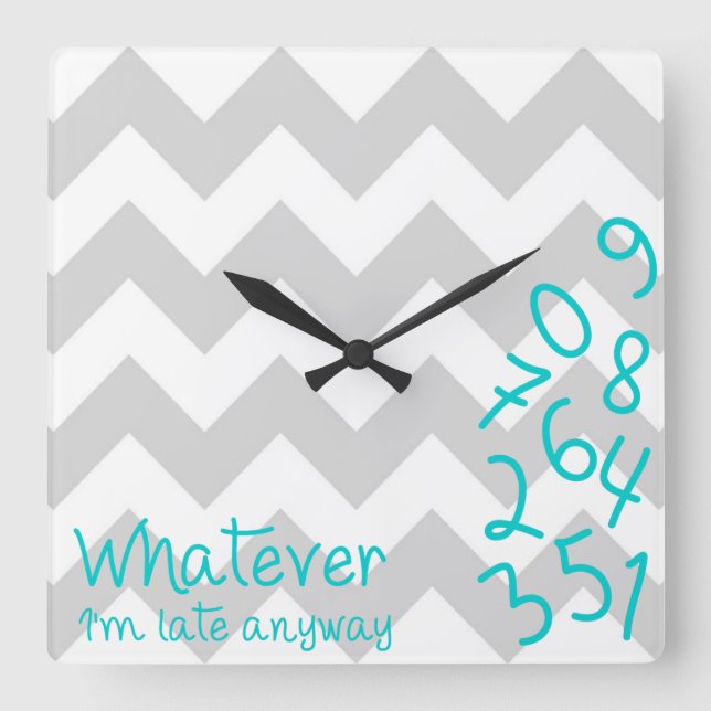 I'm Late Anyway Clock (Front)