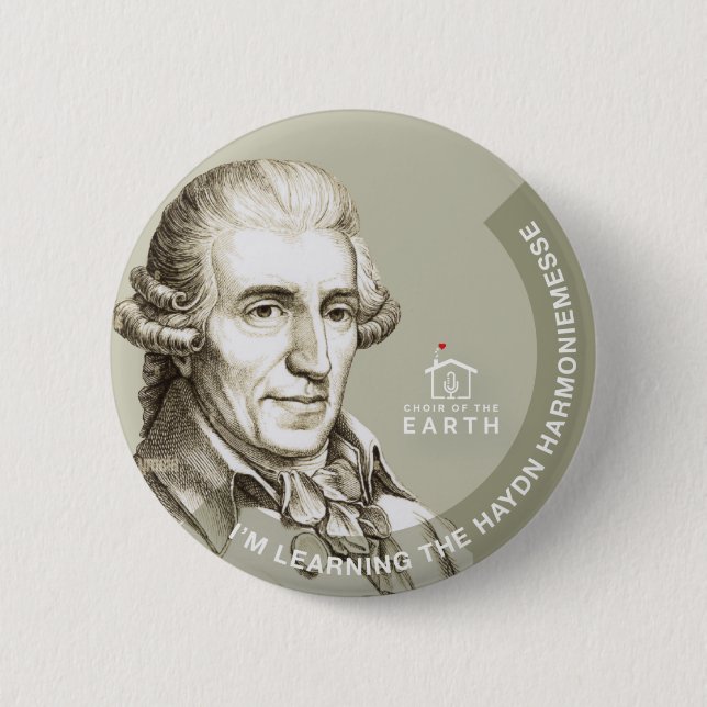 I'm Learning the Haydn Harmoniemesse 6 Cm Round Badge (Front)