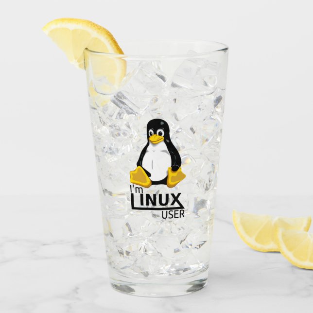 I'm Linux User Glass (Front Ice)