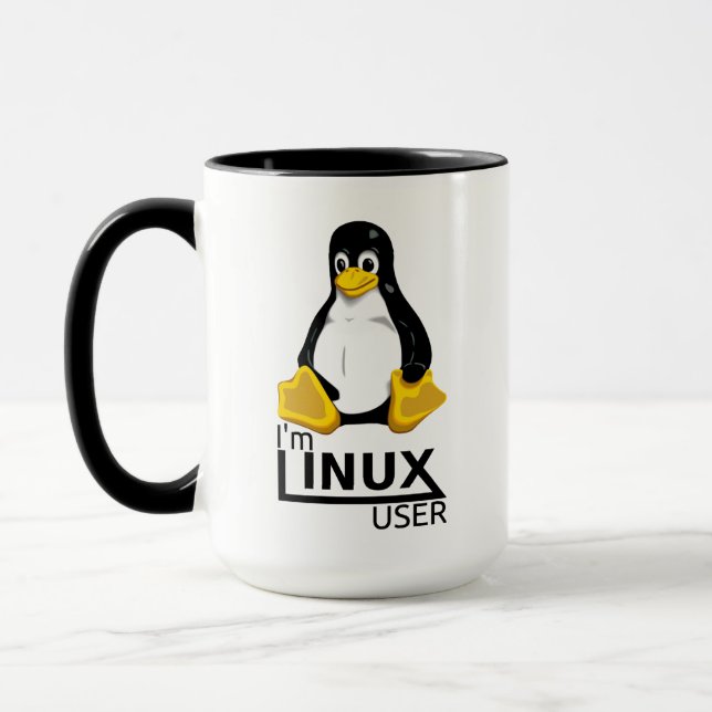 I'm Linux User Mug (Left)
