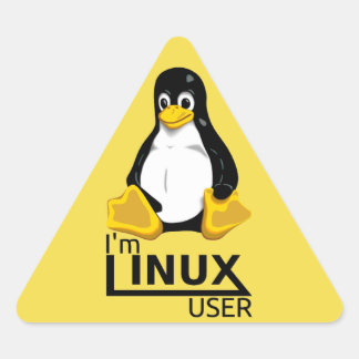 I'm Linux User Triangle Sticker