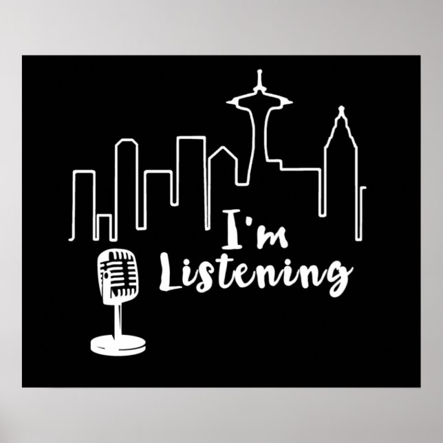 Im listening poster (Front)